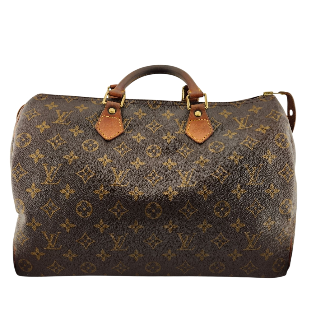Louis Vuitton Monogram Canvas with Tan Leather Accent - Picture 2 of 11
